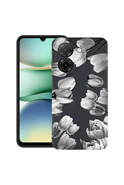 bestcase Ultra Slim Case for Xiaomi Redmi A5 (173mm), Floral - Black Tulip, 2...