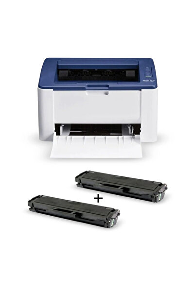 Xerox Phaser 3020 Wi-Fi Mono Lazer Yazıcı + 1 Adet Yedek Pluscopy Toner