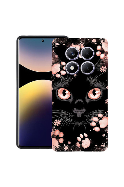 bestcase Υπέρλεπτη Θήκη για Xiaomi Redmi Note 14 Pro 4G, Μαύρη Γάτα, 1997856 ...
