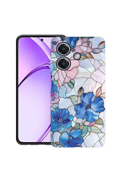 bestcase Υπέρλεπτη Θήκη για Xiaomi Redmi 13, Φλοράλ - Βιτρό Ορτανσία, 1788878...