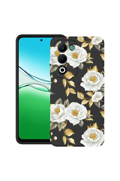 bestcase Υπέρλεπτη Θήκη για OPPO A5, Φλοράλ - Αισθητική Χρυσή Καμέλια, 205204...