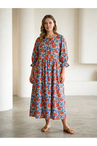 OEM Βαμβακερό φόρεμα για κούκλα μωρό, χειροποίητης εκτύπωσης