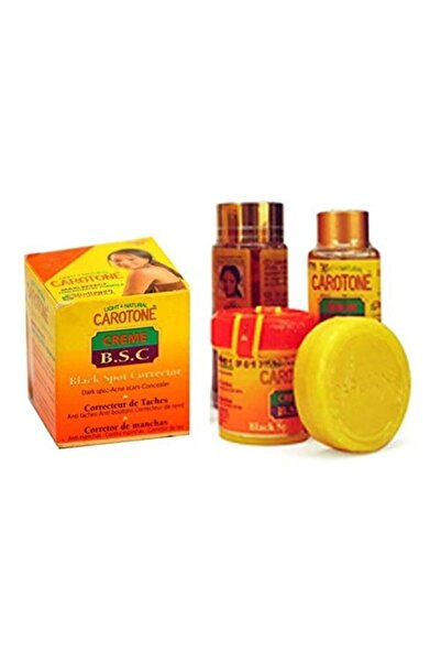 Carotone مصححُ البقع الأسود الخفيف والطبيعي الثلاثيّ . متعدد الألوان
