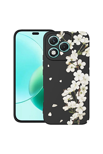 bestcase Υπέρλεπτη Θήκη για Honor 400 Lite, Φλοράλ - Αισθητικό Λευκό Άνθος Κε...