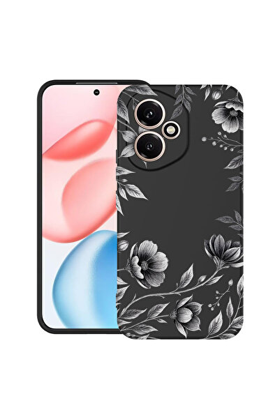 bestcase Υπέρλεπτη Θήκη για Honor 400, Μαύρο Φλοράλ, 2060076 B 2035
