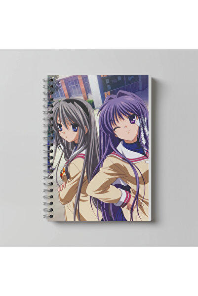 nihonwosekai Τετράδιο Anime Clannad, μέγεθος Α4, 60 φύλλα, χωρίς γραμμές, με ...