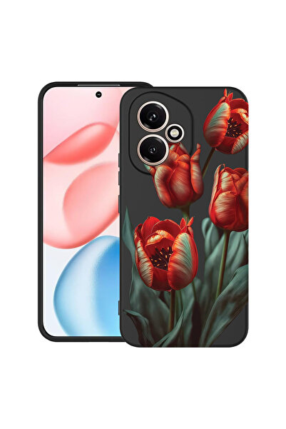 bestcase Υπέρλεπτη Θήκη για Honor 400, Φλοράλ - Κόκκινη Τουλίπα, 2060076 B 2087