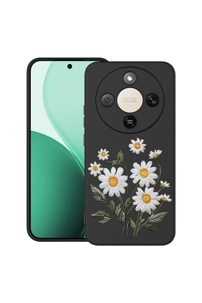 bestcase Ултра тънък калъф за Honor Magic 8 Lite / X9d / X70, Флорален - Мини...