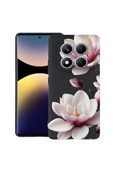 bestcase Υπέρλεπτη Θήκη για Xiaomi Redmi Note 14 Pro 4G, Φλοράλ - Ροζ Μανόλια...