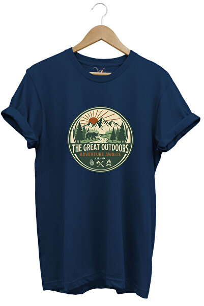 onsrawear Unisex Vintage Camping Nature the Great Outdoors Adventurer Bear Pr...