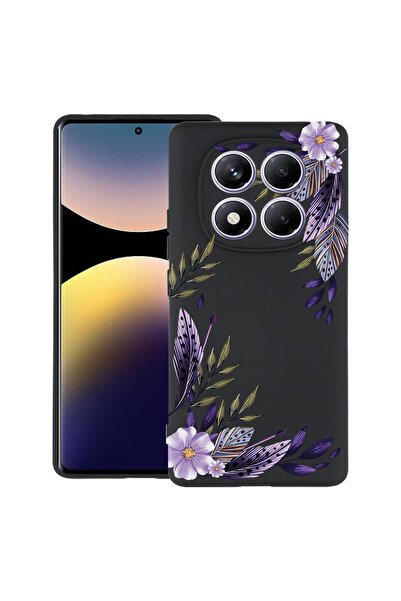 bestcase Υπέρλεπτη Θήκη για Xiaomi Redmi Note 14 Pro 4G, Φλοράλ - Levander, 1...