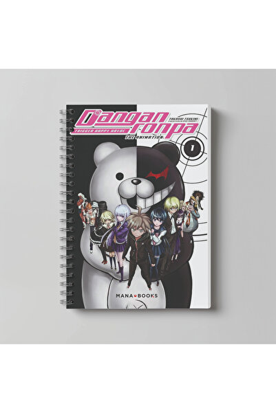 nihonwosekai Caiet Danganronpa Anime, format A4, 60 de coli, fără linii, cu c...