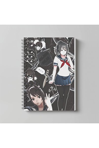 nihonwosekai Аниме тетрадка Yandere Simulator, формат А4, 60 листа, неразлино...