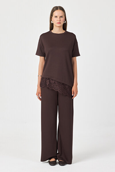 Rabi Shine ΓΥΝΑΙΚΕΙΟ ΣΕΤ ΑΠΟ ΥΦΑΣΜΑ MODAL ΜΕ ΛΕΠΤΟΜΕΡΕΙΕΣ ΔΑΝΤΕΛΑΣ ΚΑΙ ΛΟΥΡΑΚ...