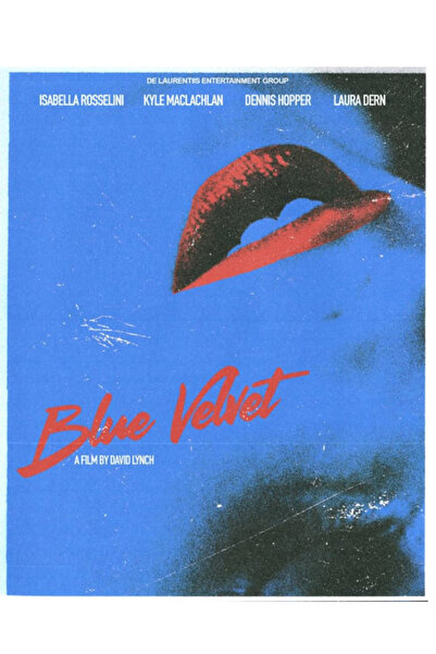 Taranist Poster -Blue Velvet Mavi Kadife Film Afişi