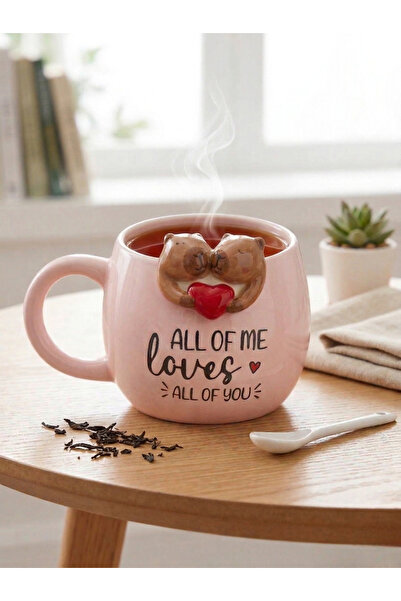 Elista Capybara 3D Animal Figured Ceramic Mug 420 ml