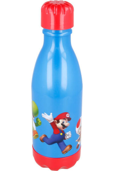 Stor Πλαστικό Παγούρι Σούπερ Μάριο σε μπλε χρώμα 560ml