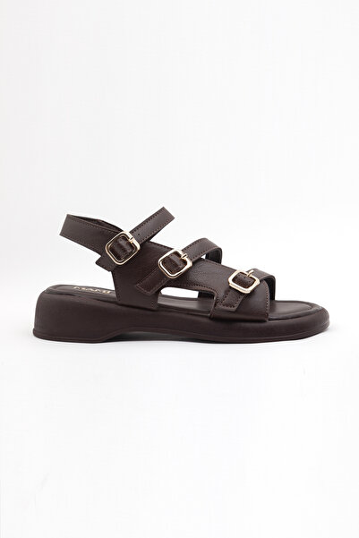 Mamito Ayakkabı İK 2060 Ρυθμιζόμενα σανδάλια με λεπτομέρεια αγκράφας διπλής ζ...