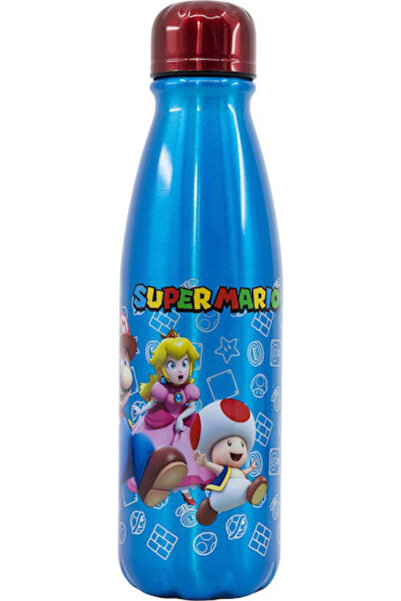 Stor Παγούρι Αλουμινίου Super Mario σε Κόκκινο χρώμα 600ml