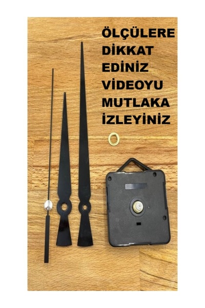 CNR SHOP Saat Mekanizması 16 MM ŞAFT BOYU Saat Makinesi Akar Sessiz Çalışır, ...