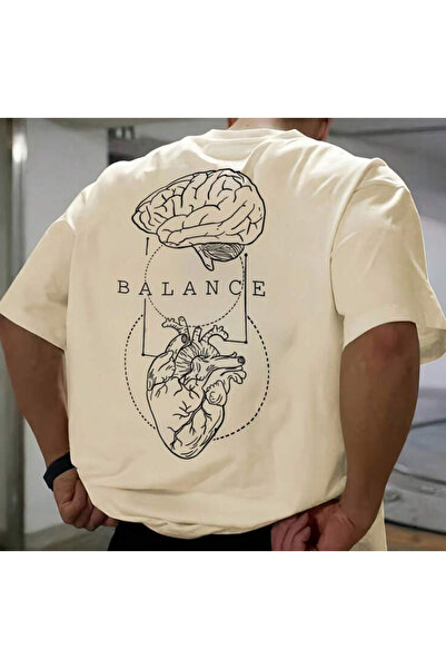 Oceanwear Mind & Heart Balance Tee Heart and Mind Balance Printed Short Sleev...
