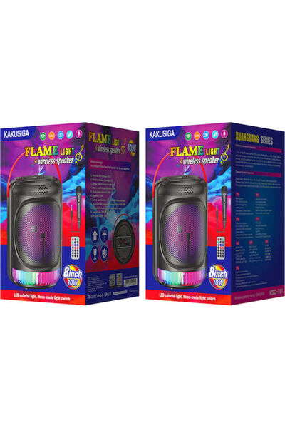 KAKU Ηχείο με λειτουργία Καραόκε KSC-701 σε Μαύρο Χρώμα