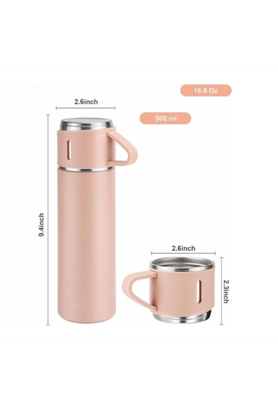 OEM Θερμός 500 ml + 2 κούπες