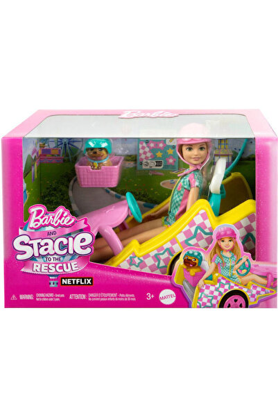 Barbie Κούκλα Στέισι με καρτ HRM08