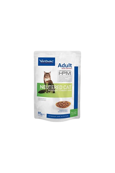 Virbac Yaş Kedi Maması Adult Neutered Cat Somonlu 85 Gr 1 Adet