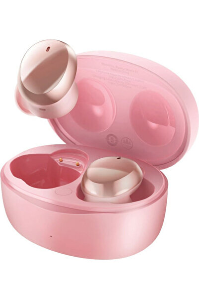 Baseus Bowie E2 Ενδοωτικά Ακουστικά Bluetooth Handsfree με Θήκη Φόρτισης Ροζ