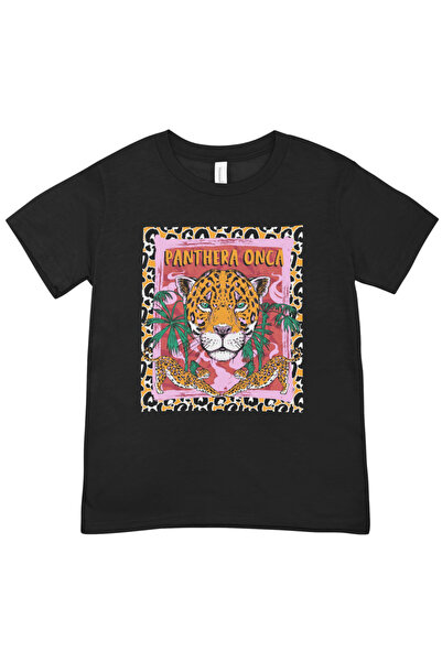 Oversize Panthera Onca Baskılı Tshirt