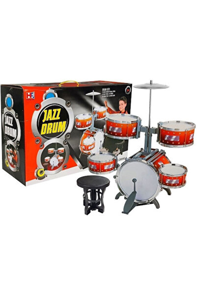 OEM Μεγάλο Σετ Ντραμς Με Τύμπανα, Πιατίνι και Σκαμπό