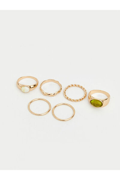 LC Waikiki Esvab • Modern & Distinguished Stone Women's Ring Set of 6