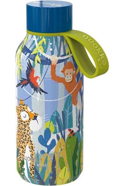 Quokka Ανοξείδωτο Παγούρι Θερμός Jungle Πολύχρωμο 330ml