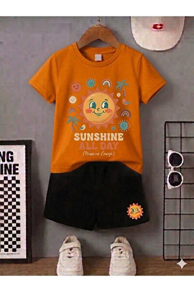 Nice Clothes ΚΑΛΟΚΑΙΡΙΝΟ ΠΑΙΔΙΚΟ ΜΠΛΟΥΖΑΚΙ ΚΑΙ ΣΟΡΤΣ UNISEX (ΜΕ ΣΤΑΜΠΑ ΗΛΙΟΥ)