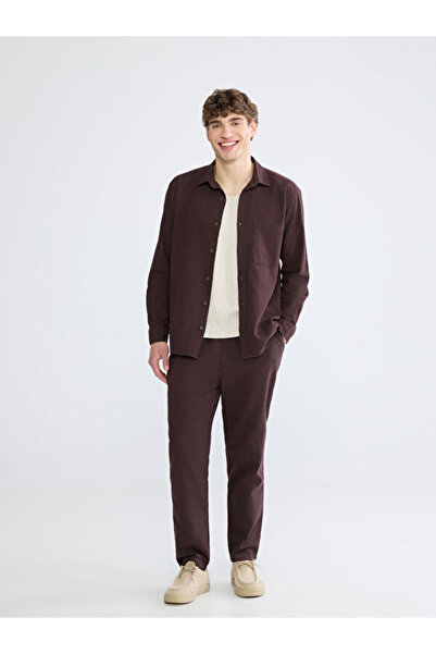 LC Waikiki Colecția Shining Store: Pantaloni pentru bărbați cu aspect de in, ...