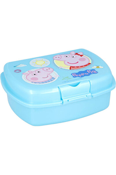 Stor Peppa Pig Πλαστικό Παιδικό Δοχείο Φαγητού Γαλάζιο μ17 x π1