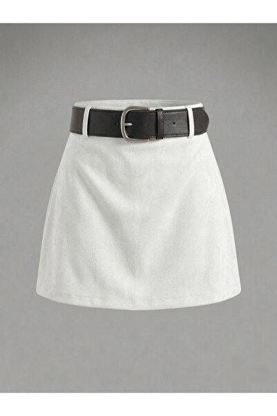 SLAW REZZ Γυναικεία Μίνι Φούστα με Λεπτομέρεια Ζώνης και Σορτς