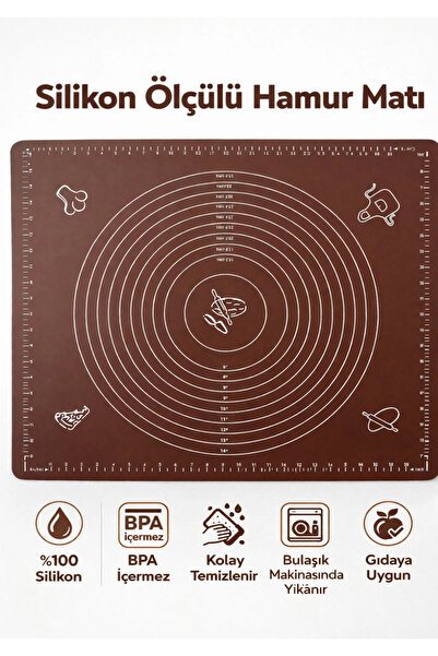CKM silikon Dough Mat Measured Easy-To-Stick Dough Mat