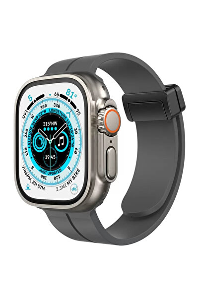 Beta Moda Hub Newface Apple Watch 38mm KR412 Elegance Stylish Band - رمادي