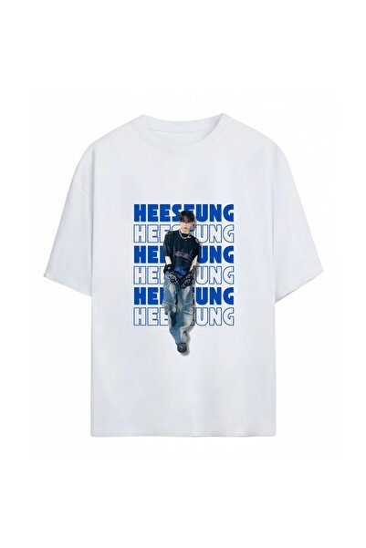 SVART WEAR Heeseung Enhypen K-Pop Unisex Oversize 100% Cotton T-Shirt