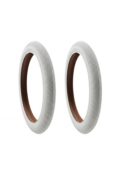 heugers Beyaz Bisiklet Dış Lastik Set 20×2.00 20 Jant BMX Beyaz