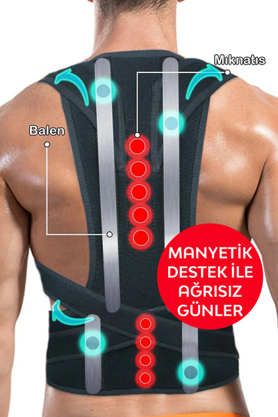 ALEXANDER HUD Magnetic Upright Posture Corset Men Women Underwire Medical Cor...
