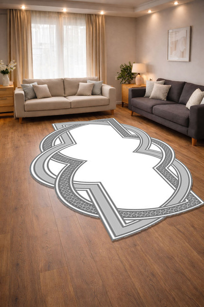 Home Lazer Kesim Sünger Destekli Kaymaz Dot Taban Dijital Baskı Yıkanabilir L...