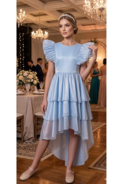 BEGONYA BEBECE KIDS Βραδινό φόρεμα για κορίτσια με κορώνα, για αποφοίτηση, πά...