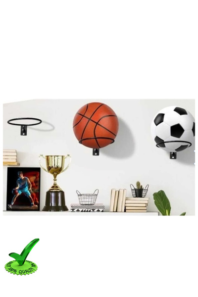 handanca Basketbol Futbol Motosiklet Kaskı Çiçek Saksısı Duvar Rafı Top Tutuc...