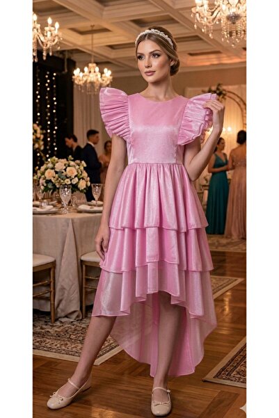 BEGONYA BEBECE KIDS Βραδινό φόρεμα για κορίτσια με κορώνα, για αποφοίτηση, πά...