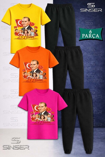SS SİNSER Παιδικό Σετ Φούτερ και Μπλουζάκι ATA και COKLU COCUK 23 ΑΠΡΙΛΙΟΥ 3 ...