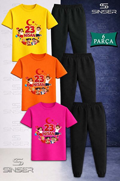 SS SİNSER Παιδικό ΣΕΤ Φούτερ και Μπλουζάκι COCUKLAR YAZI 23 ΑΠΡΙΛΙΟΥ 3Lu