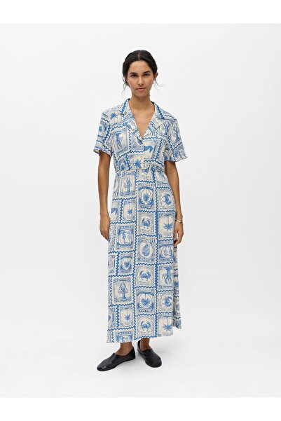 Object Maxikleid Kurzarm